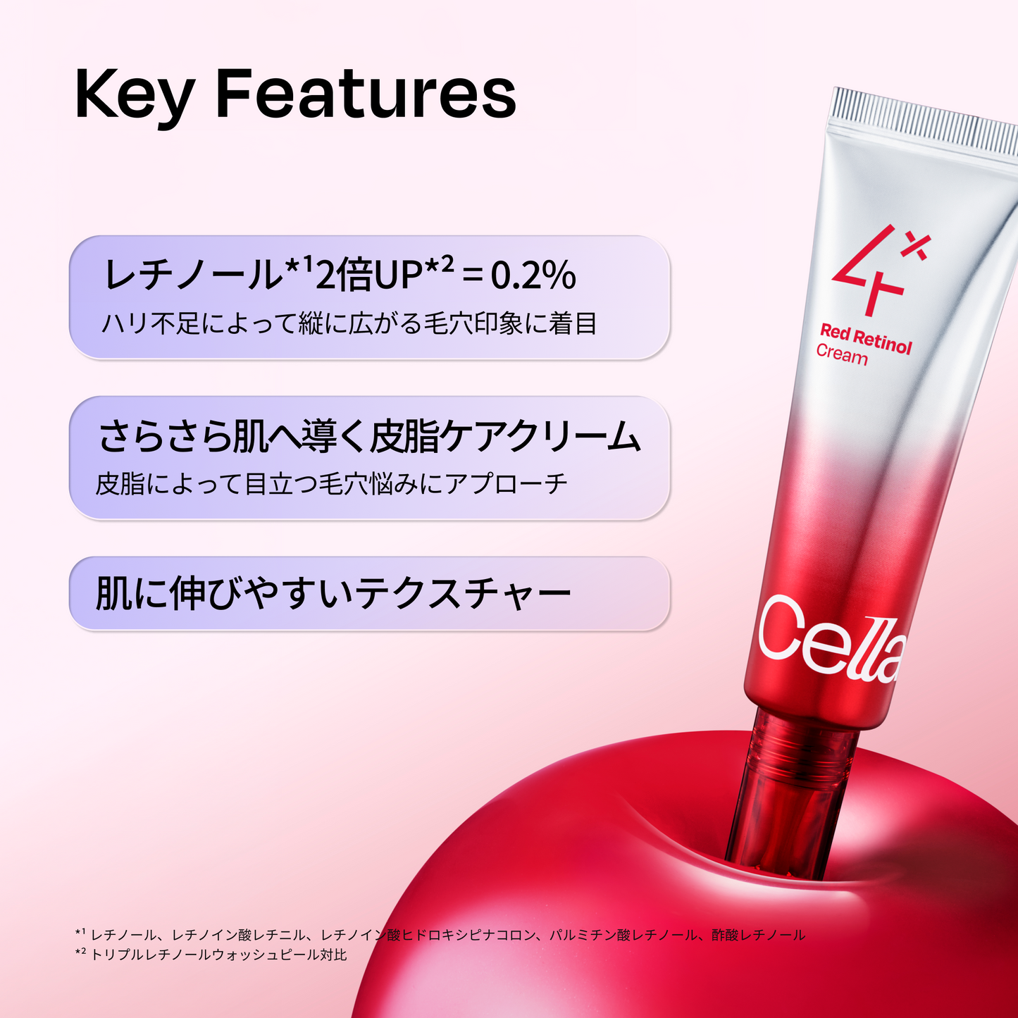 レッドレチノールクリーム